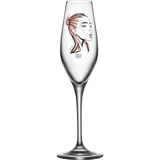 Kosta Boda All About You Forever Yours Champagneglas 2 st.