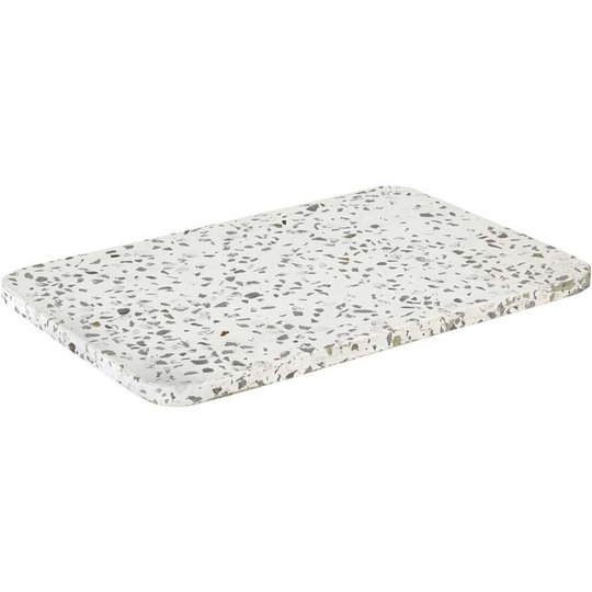 Blomus Omeo Bricka Vit Terrazzo 30 X 15 cm