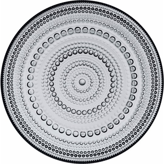 Iittala Kastehelmi Tallrik 17cm Grå