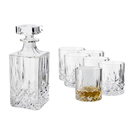 Vide Whiskykaraff med 6 st glas