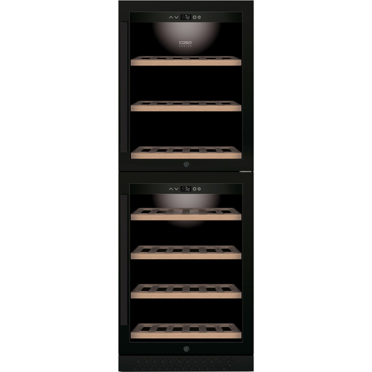 Caso WineChef Pro 126-2D Vinkyl, 126 flaskor, svart