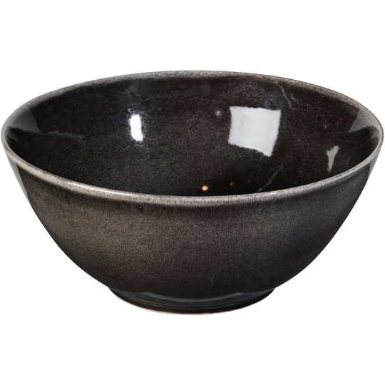 Broste Copenhagen Skål i stengods 'Nordic Coal', 25 cm