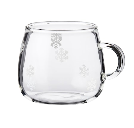 Fager Glasmugg Snöstjärna 4-pack