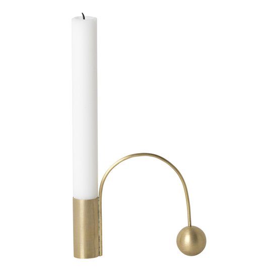Ferm Living - Balance Ljushållare 11 cm Mässing
