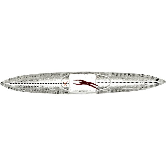 Kosta Boda Boat Drifter Skulptur 28 cm. Klar