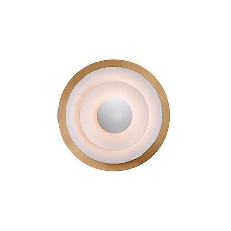 Diablo Vägglampa Mässing LED 30 cm