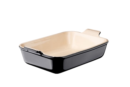 Heritage Retangulär Ugnsform 26 cm Black