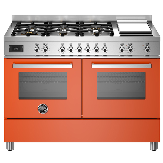 Bertazzoni PRO126G2EART Professional gasspis, 120 cm, orange