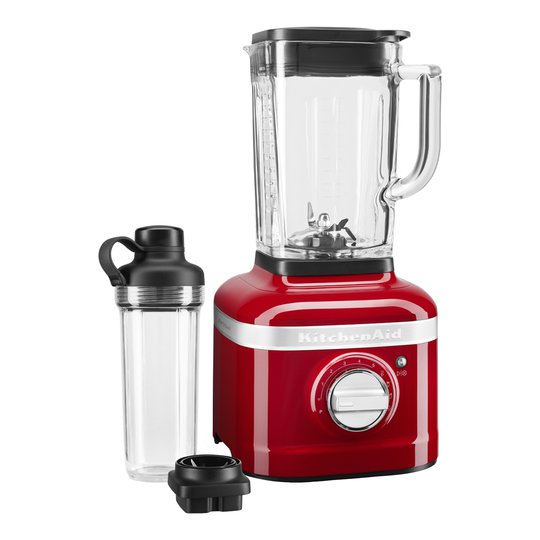 KitchenAid - Artisan K400 Blender 1,4 L + To-Go Bägare Röd Metallic
