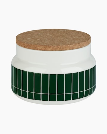 Oiva / Tiiliskivi Burk 0,7 L Vit/Grön