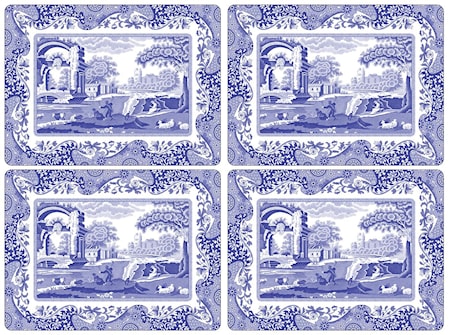 Blue Italian Bordsunderlägg 4-pack