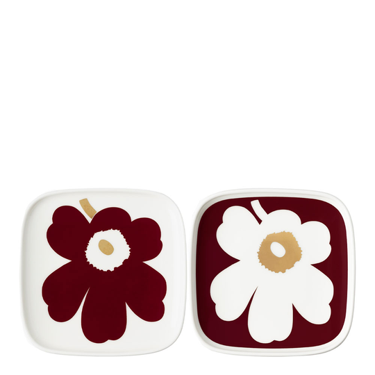 Marimekko - Juhla Unikko 10x10 cm 2-pack