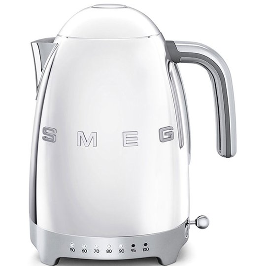 Smeg Vattenkokare 1,7 l med Variable Temperatur Krom