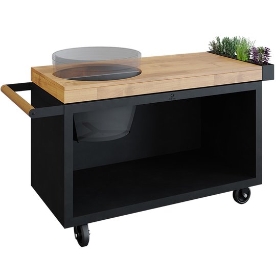 Ofyr Bord till Kamado, svart
