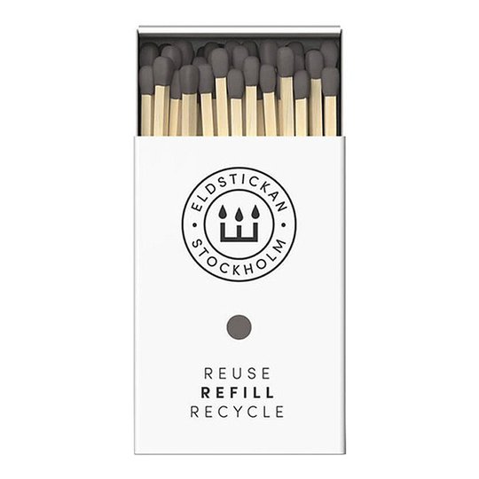 Eldstickan - Tändstickor Refill 60 st Aska