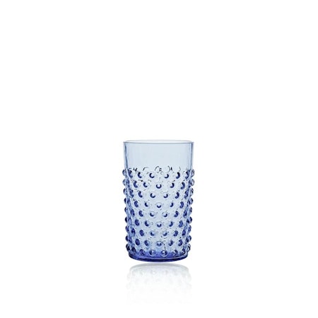Hobnail Glas Light blue