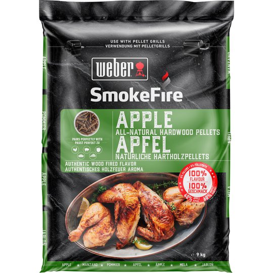 Weber Träpellets Äpple 9 kg
