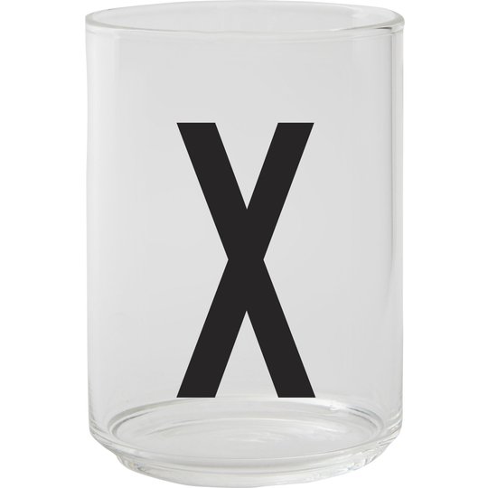 Design Letters Dricksglas, X