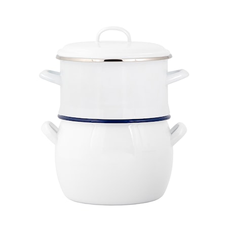 Grytset 4L och Durkslag Kockums White