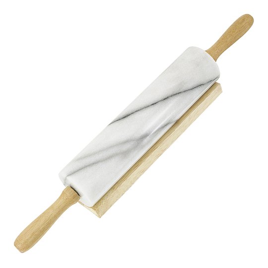 Judge - Brödkavel Marmor Vit