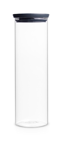 Glasburk Stapelbar 1.9 Ltr Glas/Grått Lock