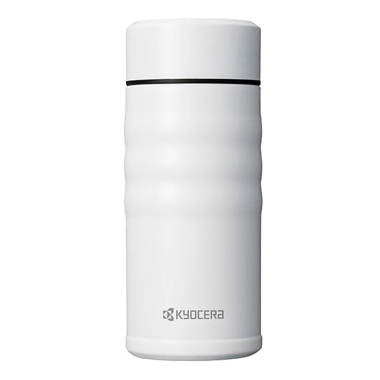 Kyocera - Keramisk Termosmugg med skruvlock 35 cl Vit