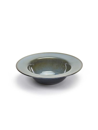 Degustation Djup tallrik Liten Rund 21,3 cm Rökblå/Mörkblå