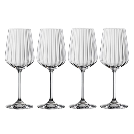 LifeStyle Vitvinsglas 44 cl 4-pack