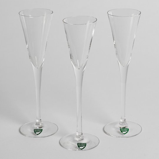 Orrefors - SÅLD Snapsglas 3 st