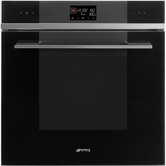 Smeg Inbyggnadsugn SpeedWaveXL, 60 cm svart