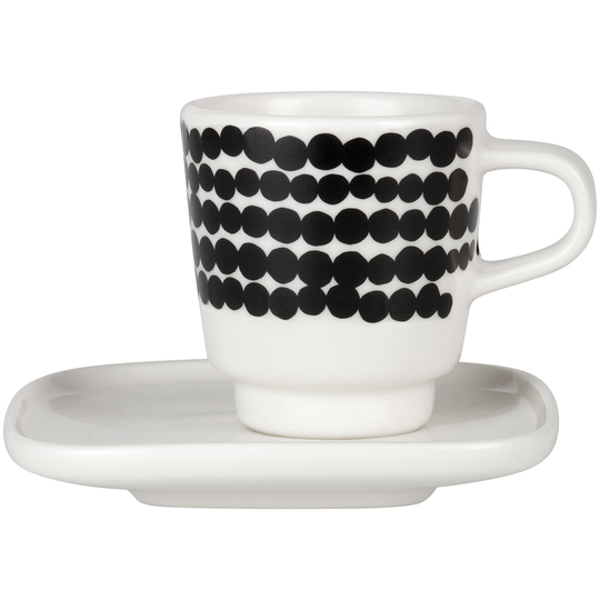 Marimekko Siirtolapuutarha espressokopp med fat