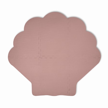 Lekmatta Shell Plommon 100x110cm