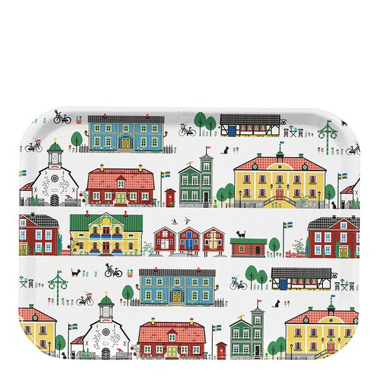 Citronelles - Sverige Bricka 27x20 cm