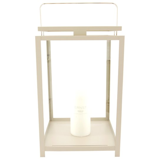 Ernst Metall lykta till kronljus beige