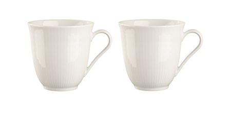 Swedish Grace mugg 30 cl snö 2-pack