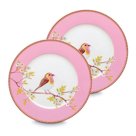 Early Bird Tallrikar Rosa 21cm 2-pack