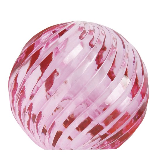 & klevering - Sphere Brevpress Glas 9 cm Rosa