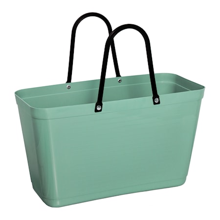 Väska Stor Green Plastic Olivgrön