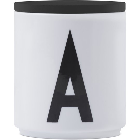 Design Letters Lock till Porslinsmugg, Svart