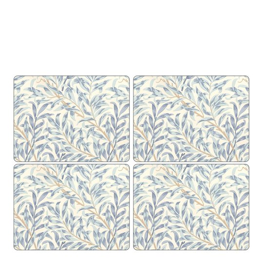 Morris & Co - Willow Bough Tabletter 30x40 cm 4-pack Blå