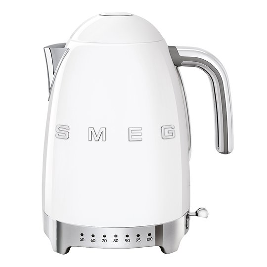 Smeg - 50's Style Vattenkokare variabel temperatur 1,7 L Vit