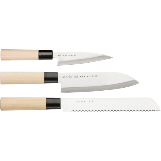 Satake Houcho Knivset 3 delar i Balsabox