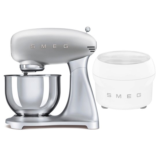 Smeg Köksmaskin och Glassmaskin, Silver