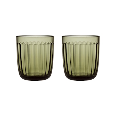 Raami Dricksglas Mossgrön 26 cl 2-pack