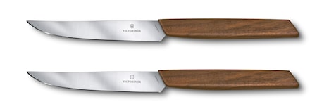 Swiss Modern Köttknivar 2st 12cm Presentask