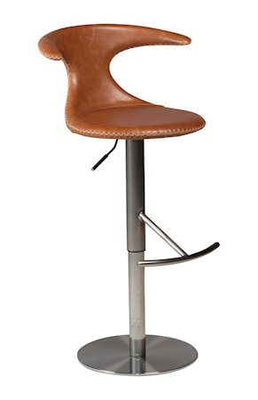 Barstol Flair Läder Stålbas