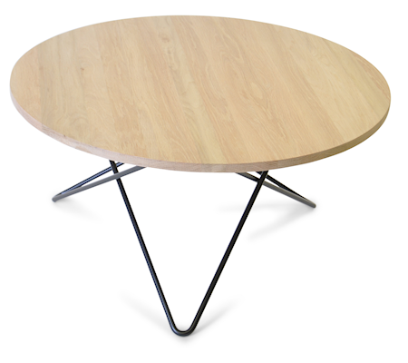 O table wood soffbord Ek/svart