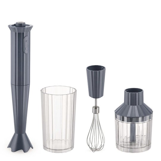 Alessi - Plissé Stavmixer set Grå