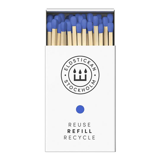 Eldstickan - Tändstickor Refill 60 st Hav