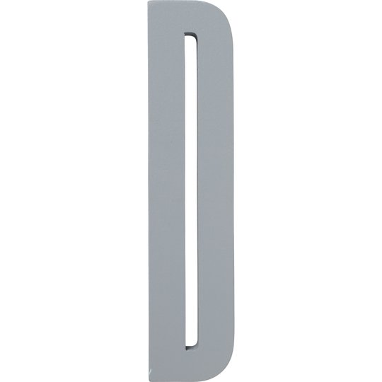 Design Letters Grå Bokstav i Trä, D